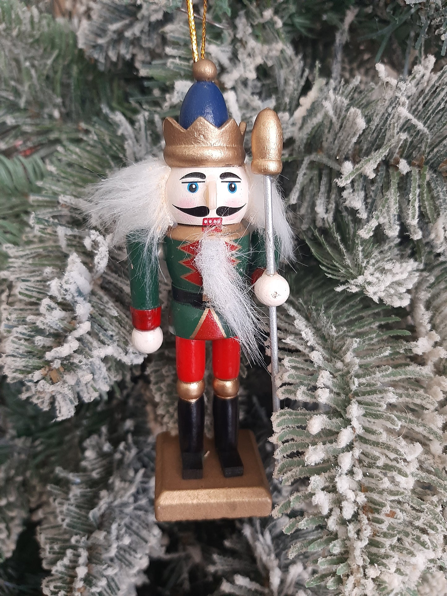 Christmas Nutcracker Ornament - Traditional Colors