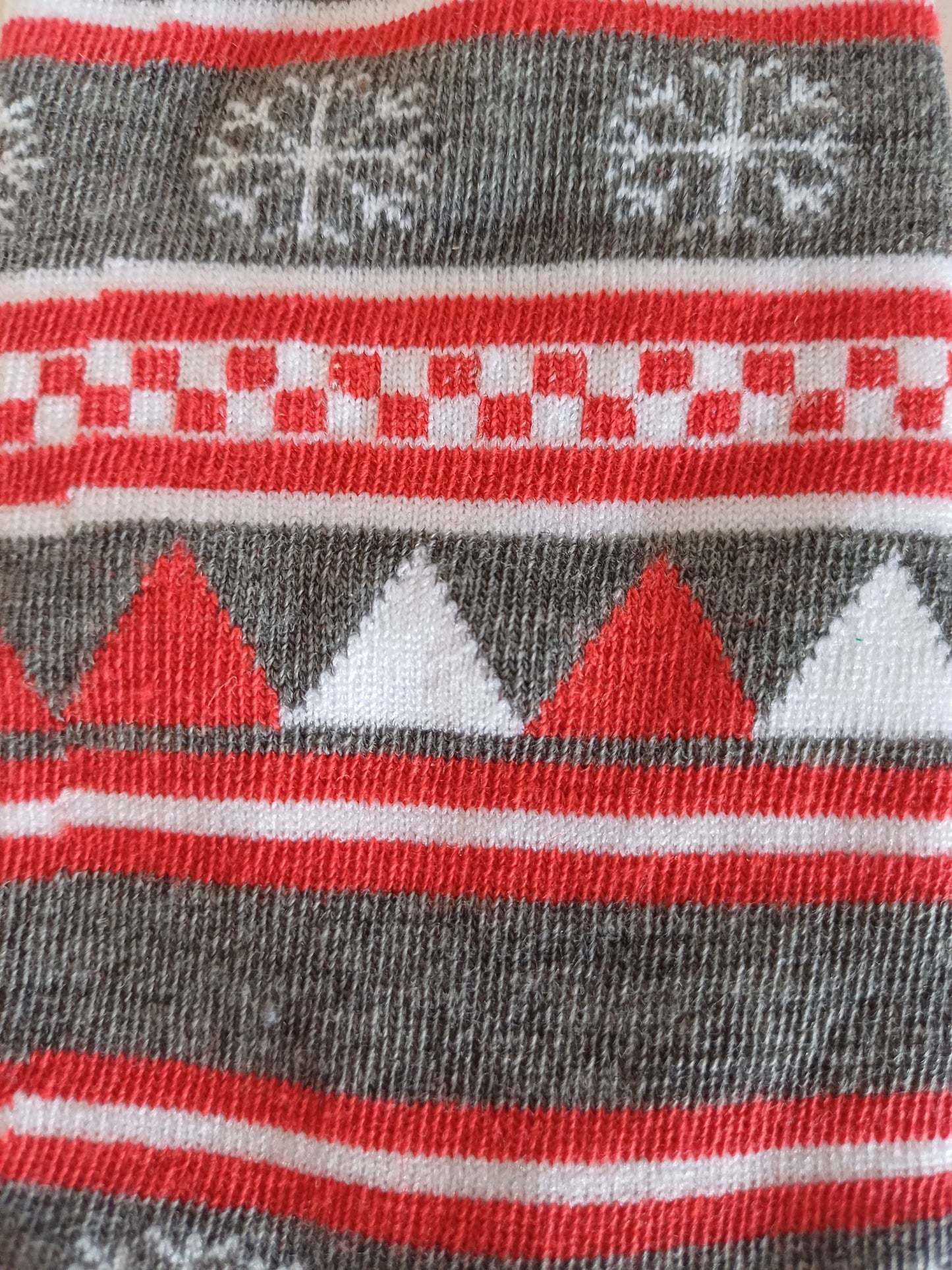 Christmas Socks - Grey Nordic Snowflake (35 - 39)