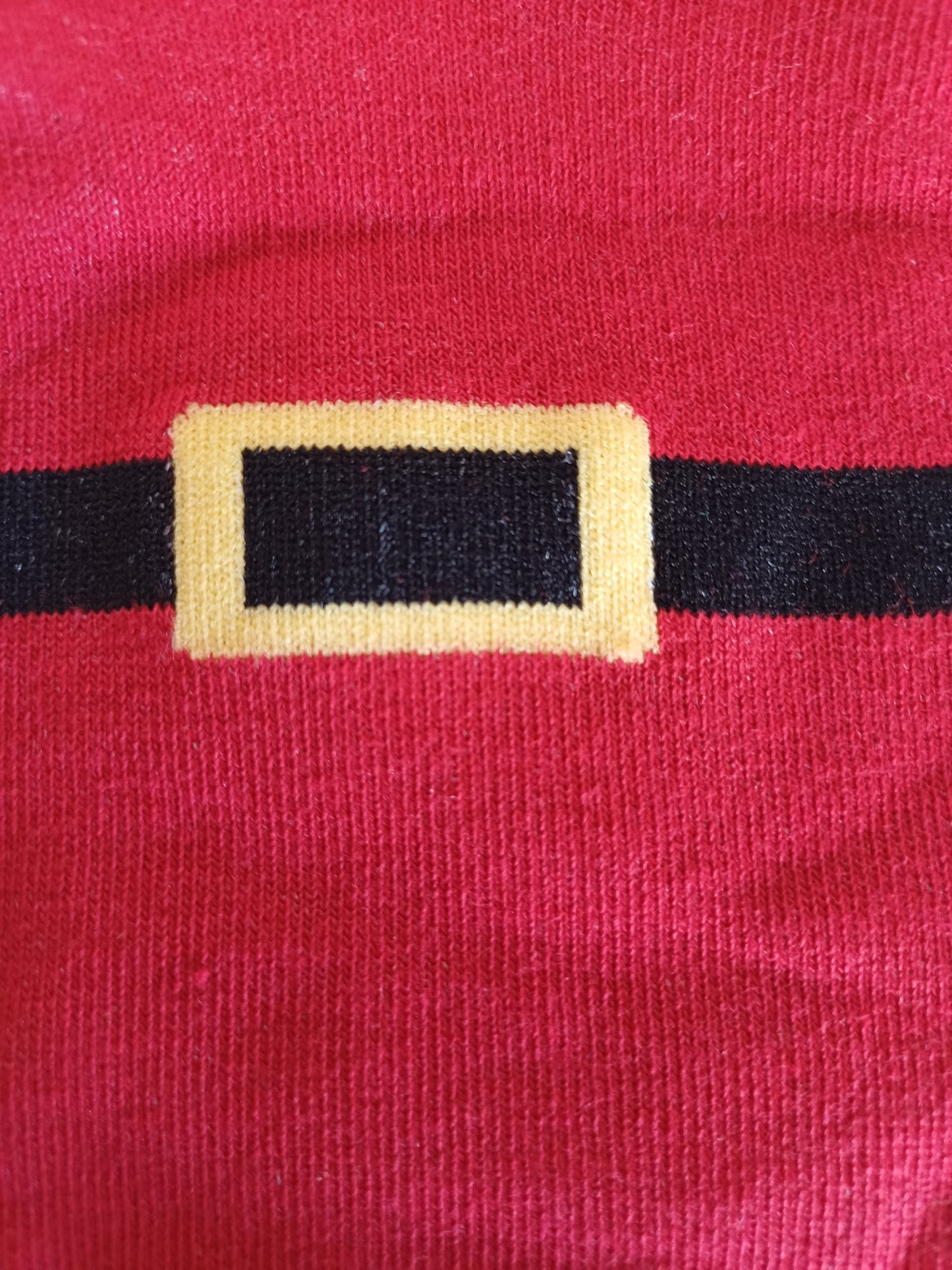 Christmas Socks - Red santa face and buckle(35 - 39)