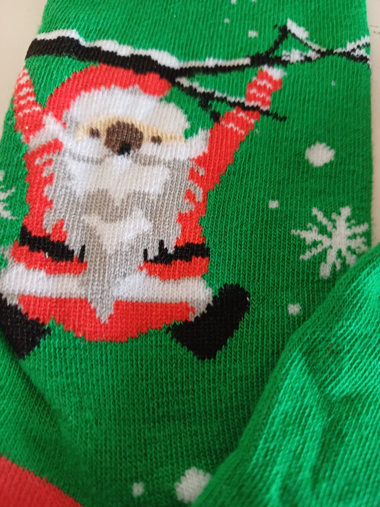 Christmas Socks - Green Sloth (35 - 39)