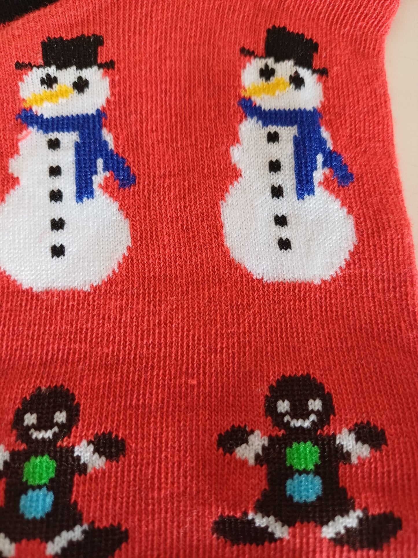 Christmas Socks - Red Christmas Pattern (35 - 39)
