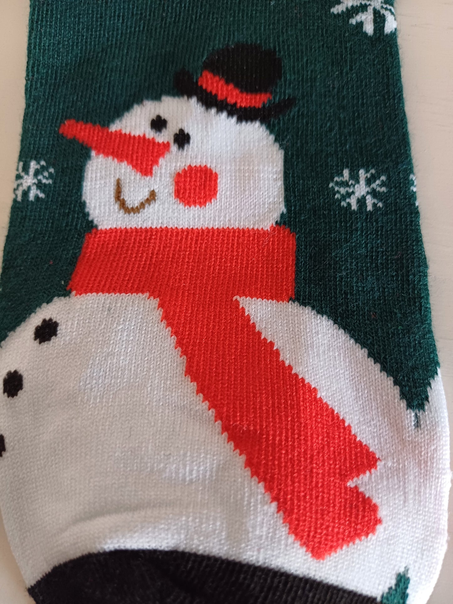 Christmas Socks - Green Christmas Trees (35 - 39)