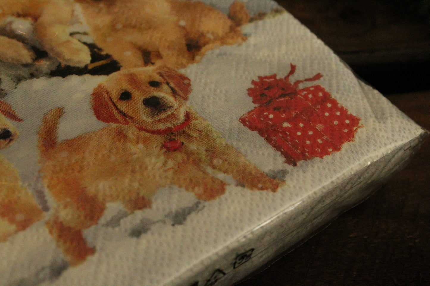 Christmas Serviettes - Labrador Dog