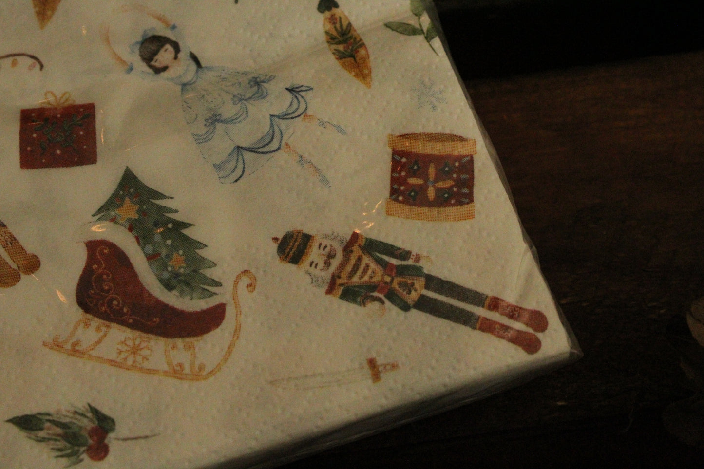 Christmas Serviettes - Nutcracker and Sugarplum Fairy