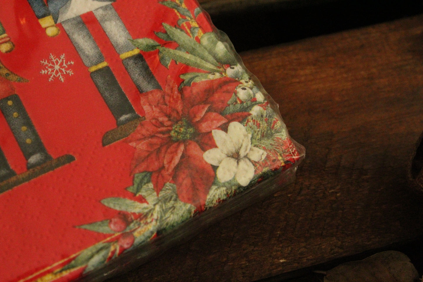 Christmas Serviettes - Nutcracker Red