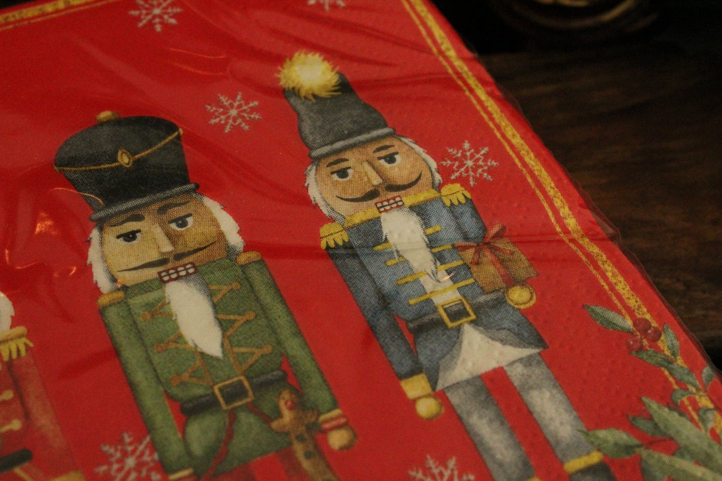 Christmas Serviettes - Nutcracker Red