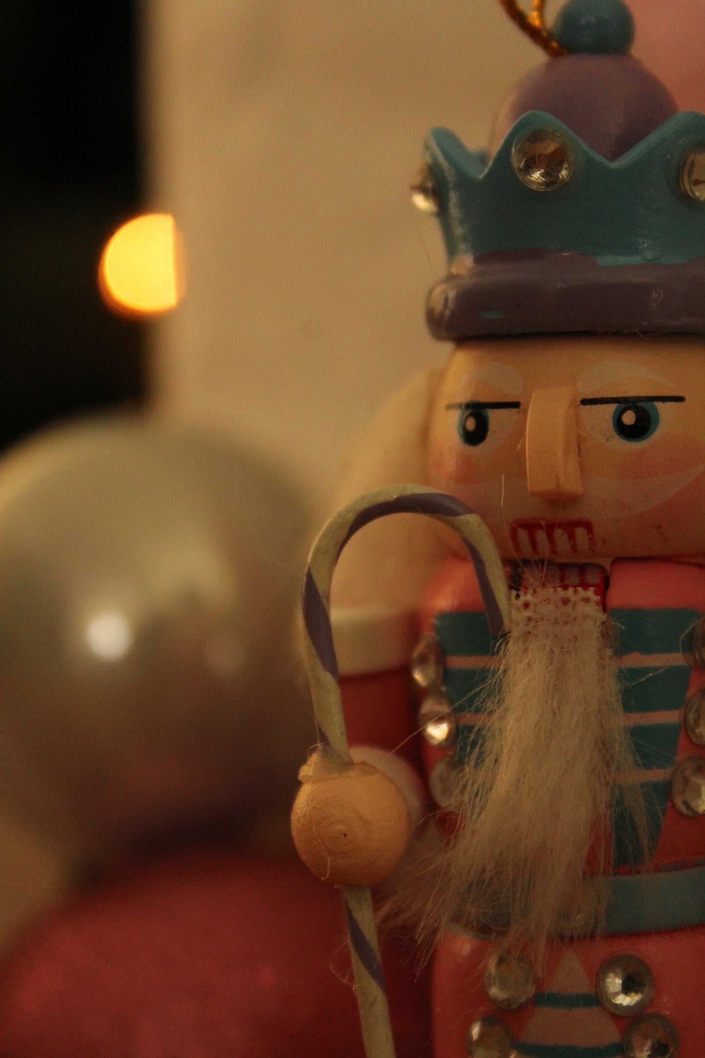 Christmas Nutcracker Ornament - Pastel