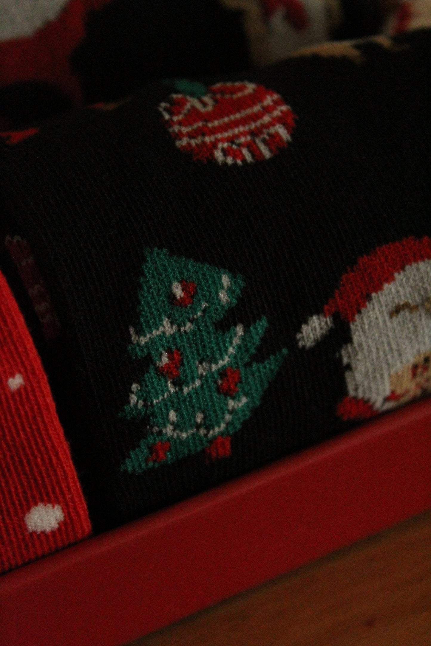 Christmas Socks - Santa & Dog (39-42)