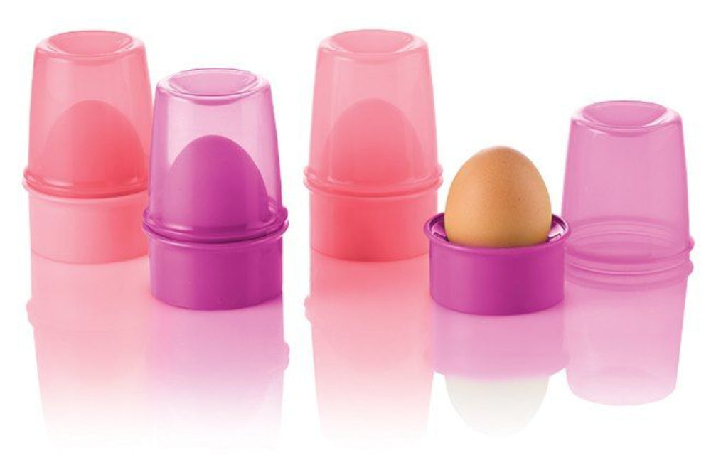 Tupperware Egg Cup Set (2) Purple