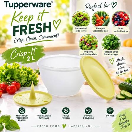 Tupperware Crisp it Container