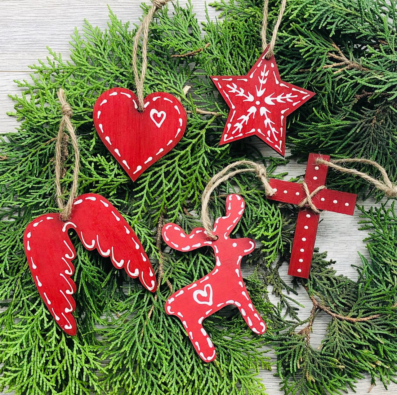 Ornament - Wooden shapes