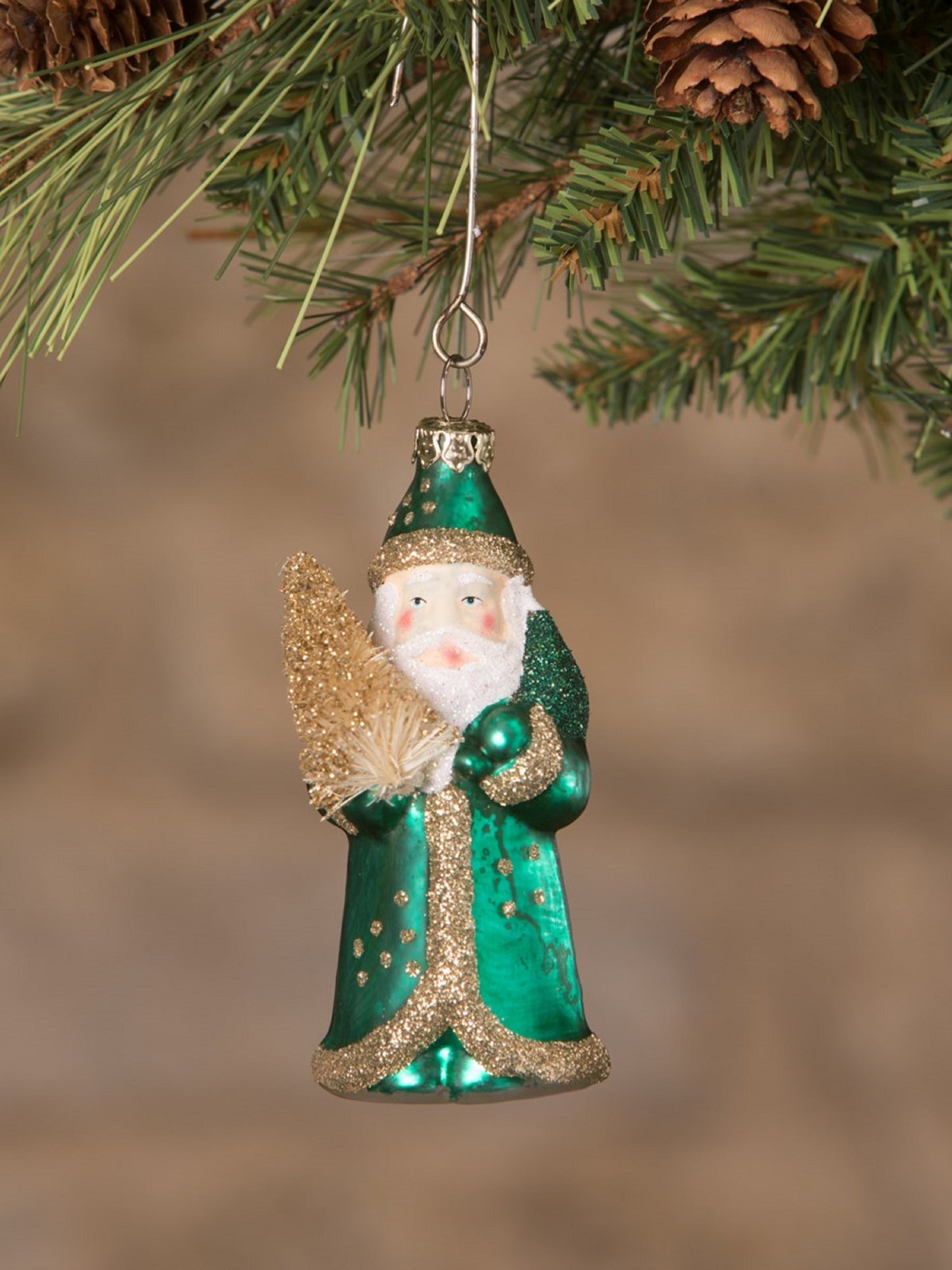 Ornament - Jewel-Tide Santa Mini