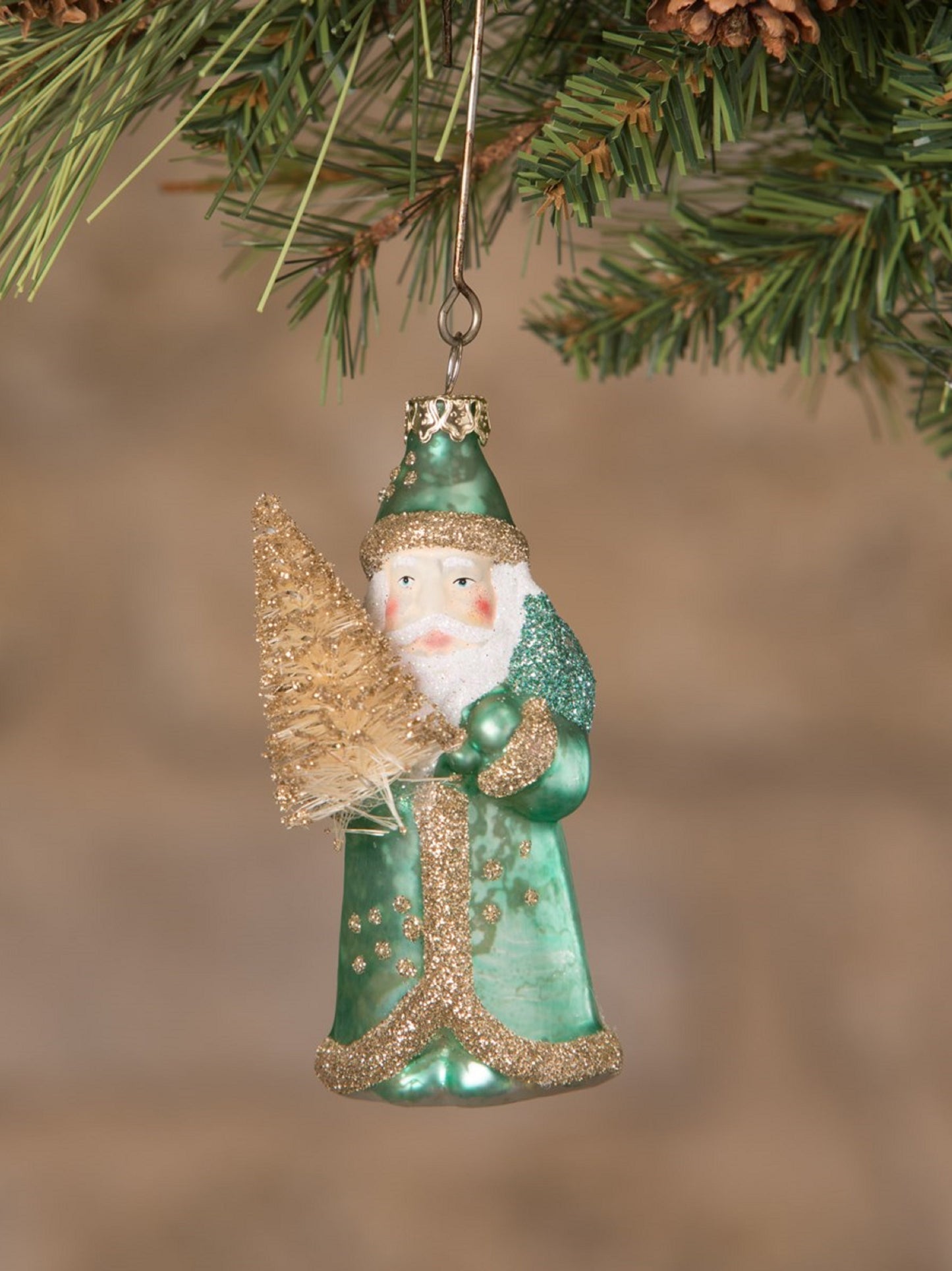 Ornament - Jewel-Tide Santa Mini