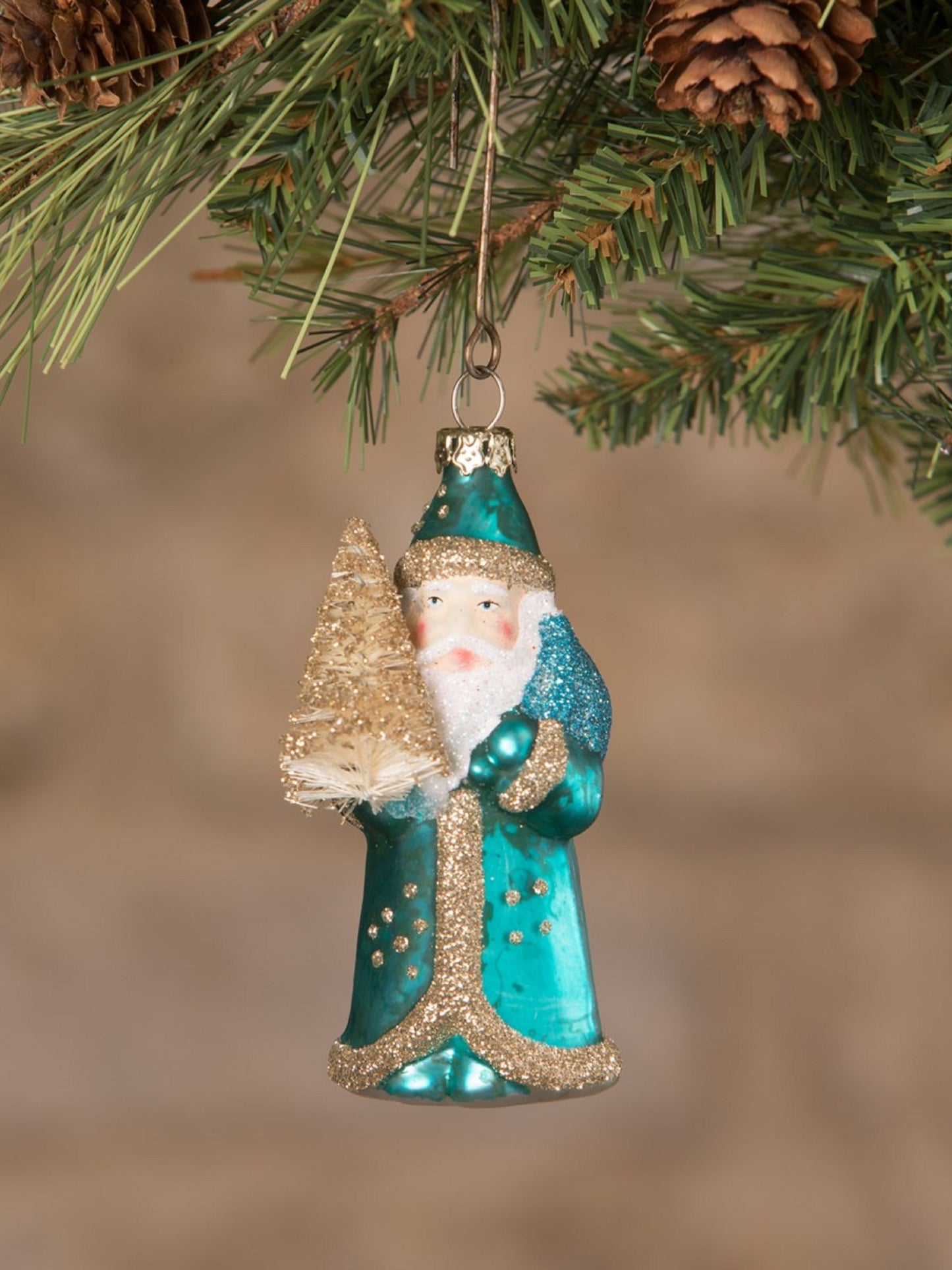 Ornament - Jewel-Tide Santa Mini