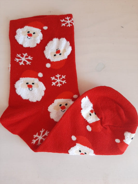 Christmas Socks - Santa Red (35 - 39)