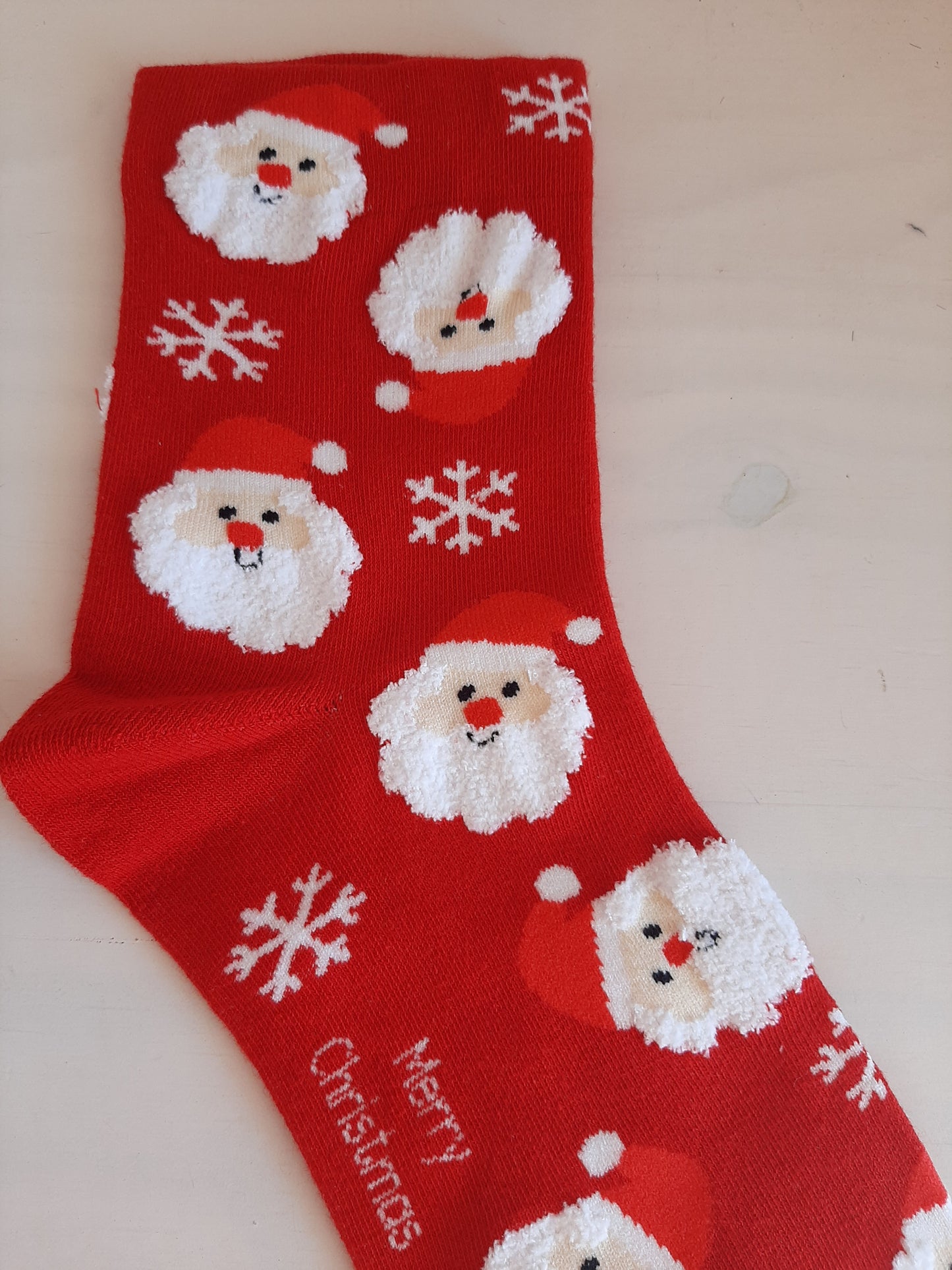 Christmas Socks - Santa Red (35 - 39)