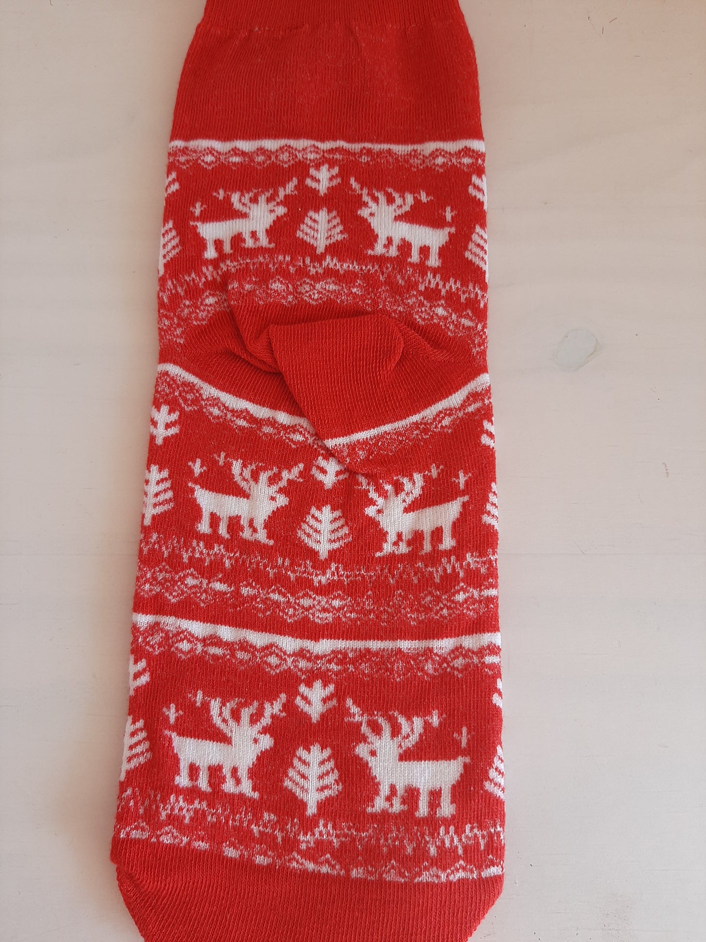 Christmas Socks - Bear Red & White (36 - 39)