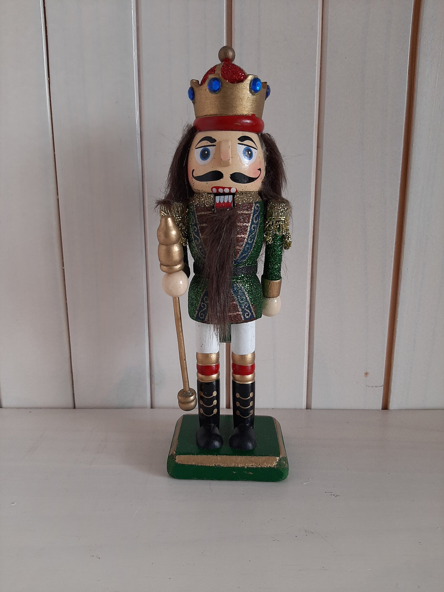 Christmas Nutcracker - King Green 20cm