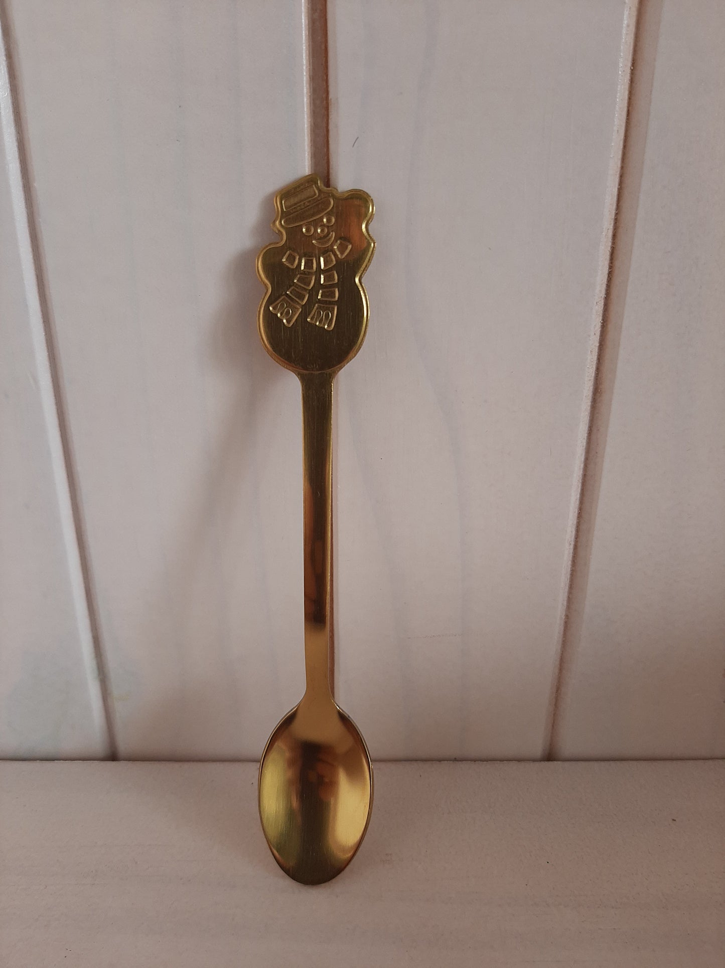 Christmas Teaspoon - Gold