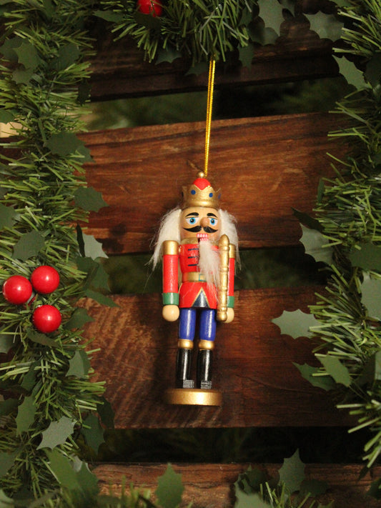 Christmas Nutcracker Ornament - Traditional Colors