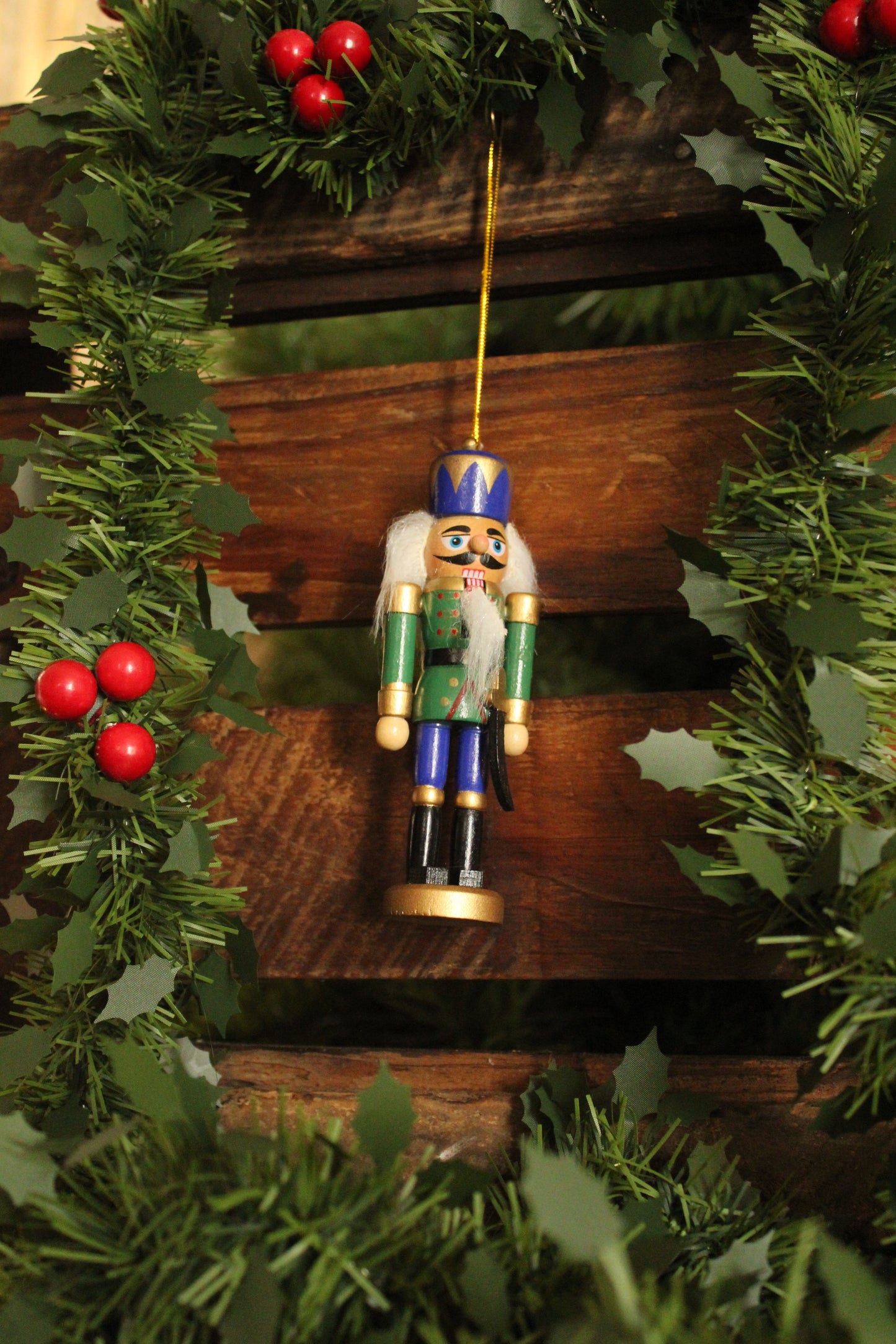 Christmas Nutcracker Ornament - Traditional Colors