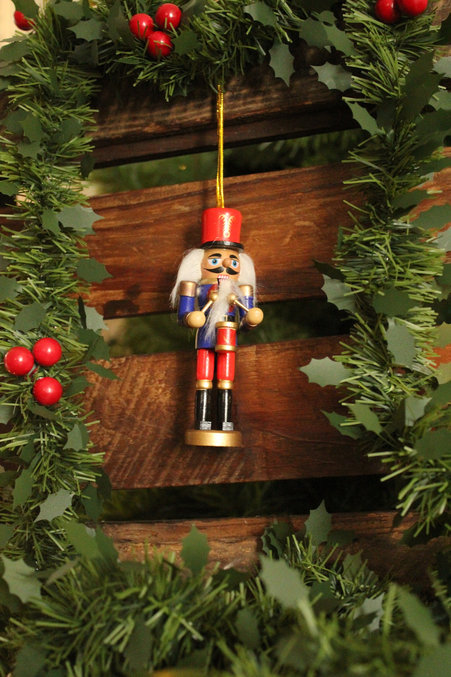 Christmas Nutcracker Ornament - Traditional Colors