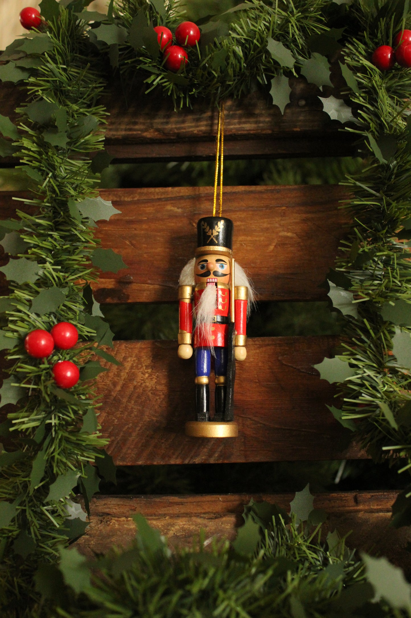 Christmas Nutcracker Ornament - Traditional Colors