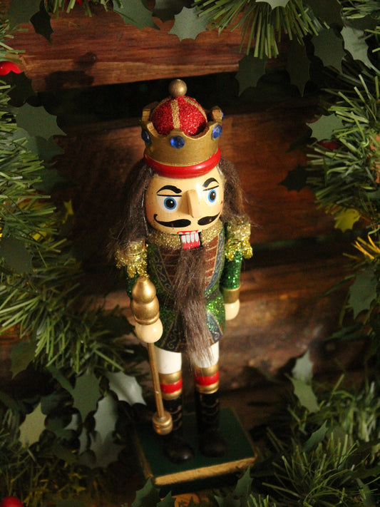 Christmas Nutcracker - King Green 20cm