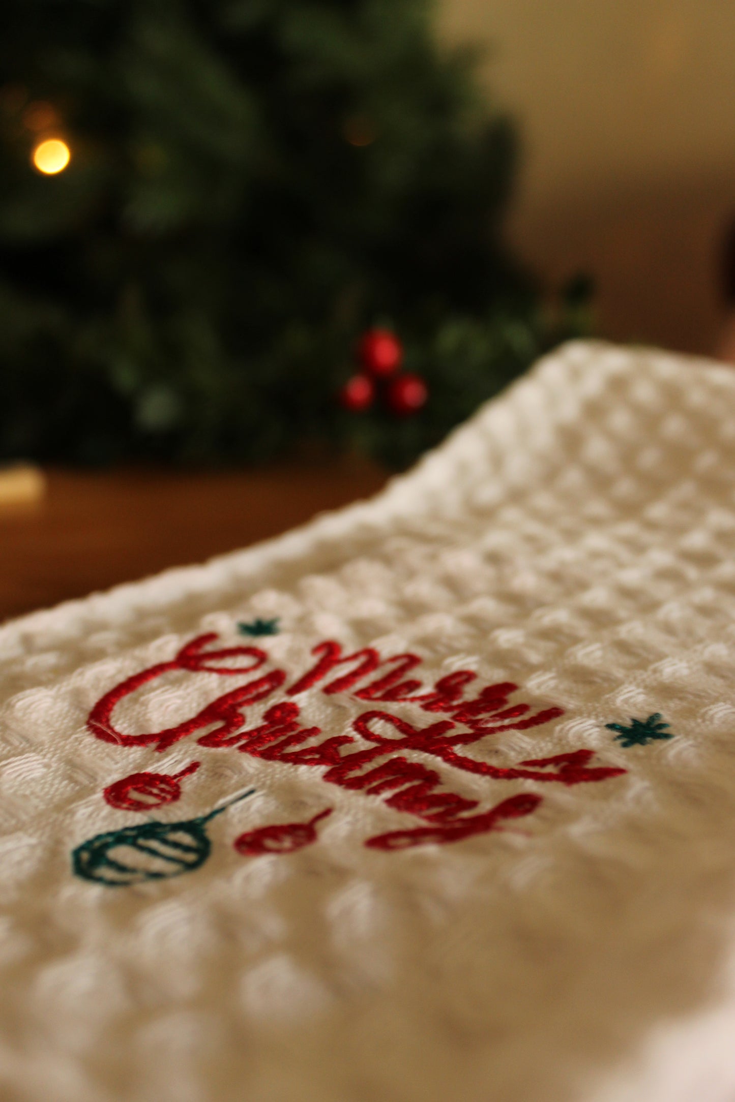 Christmas Dish Cloth - Merry Christmas