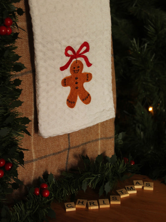 Christmas Dish Cloth - Gingerbread man