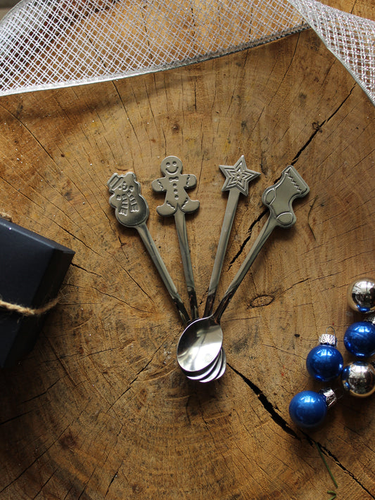 Christmas Teaspoon - Silver