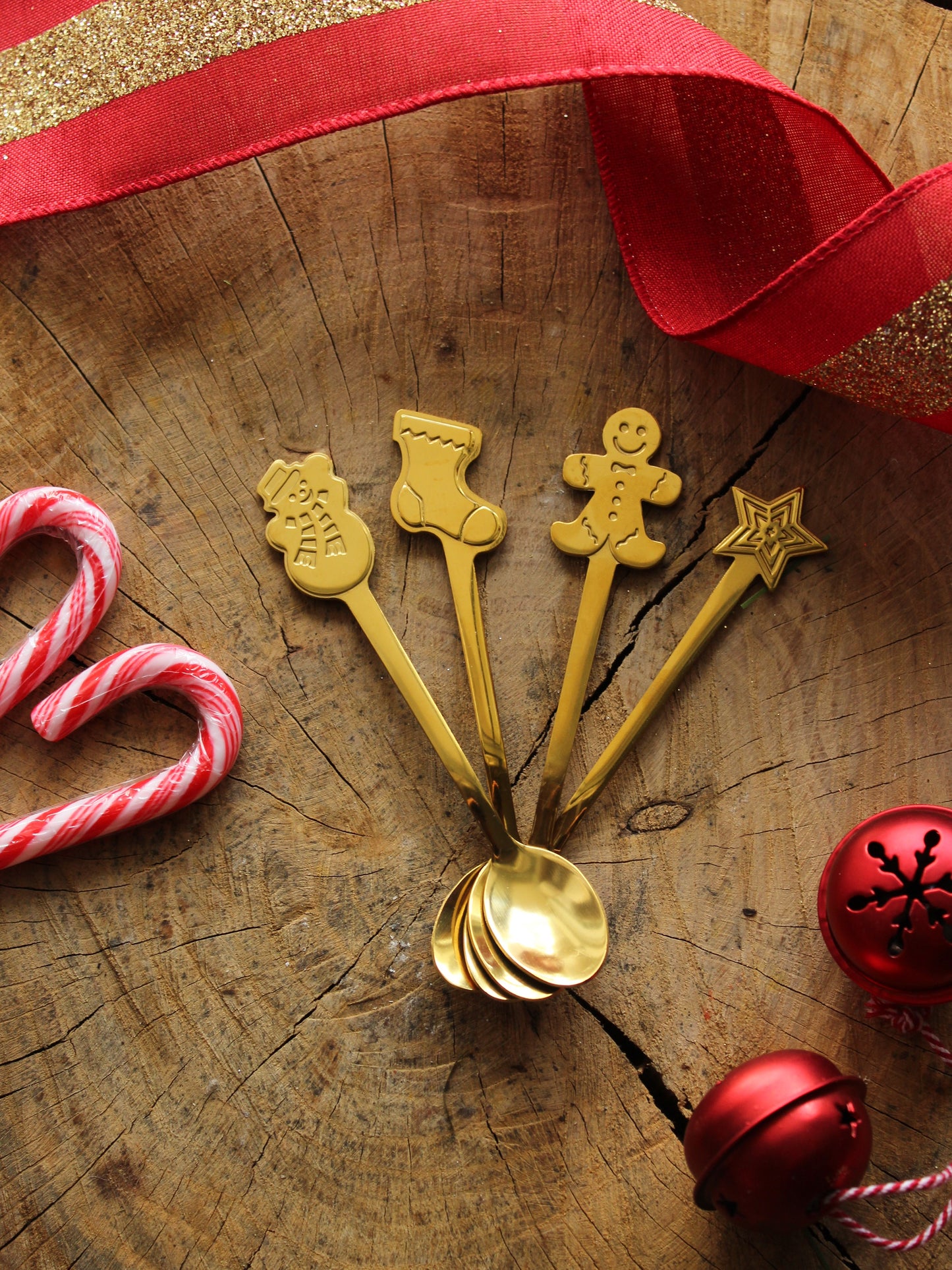 Christmas Teaspoon - Gold