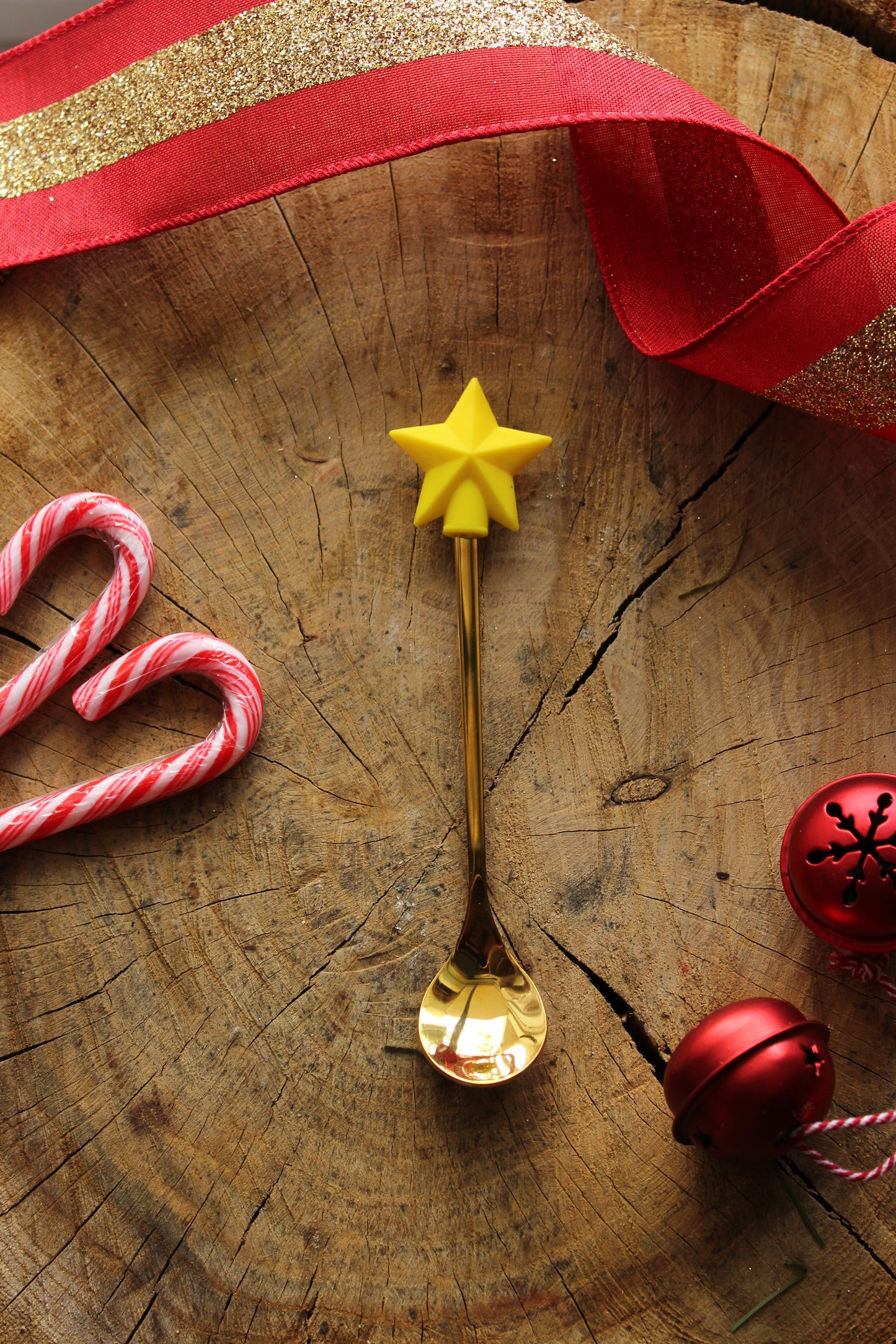 Christmas Teaspoon - Gold with characters