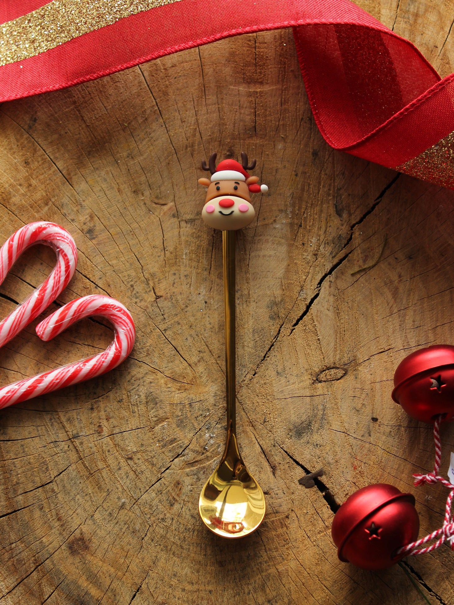 Christmas Teaspoon - Gold with characters