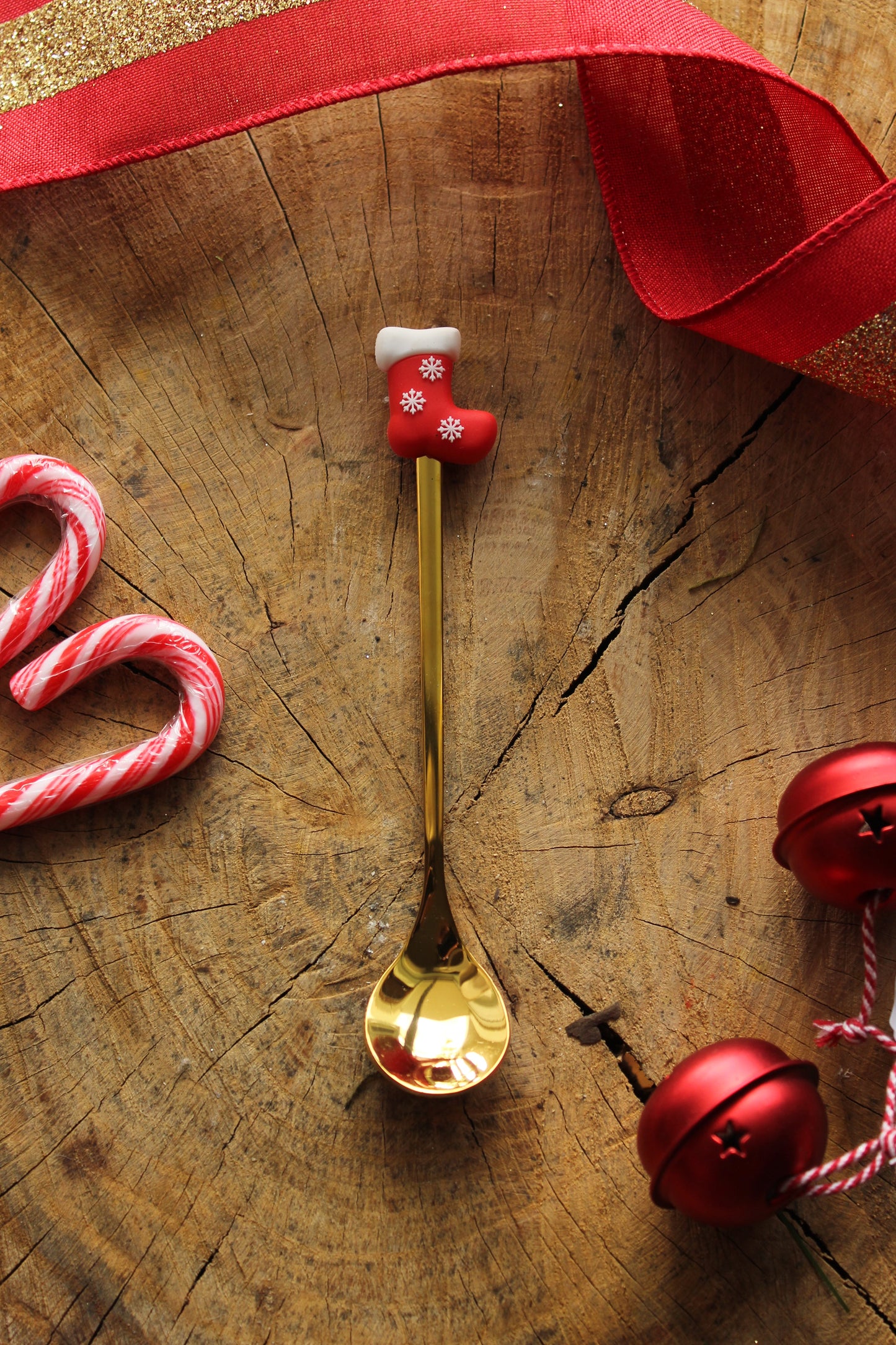 Christmas Teaspoon - Gold with characters