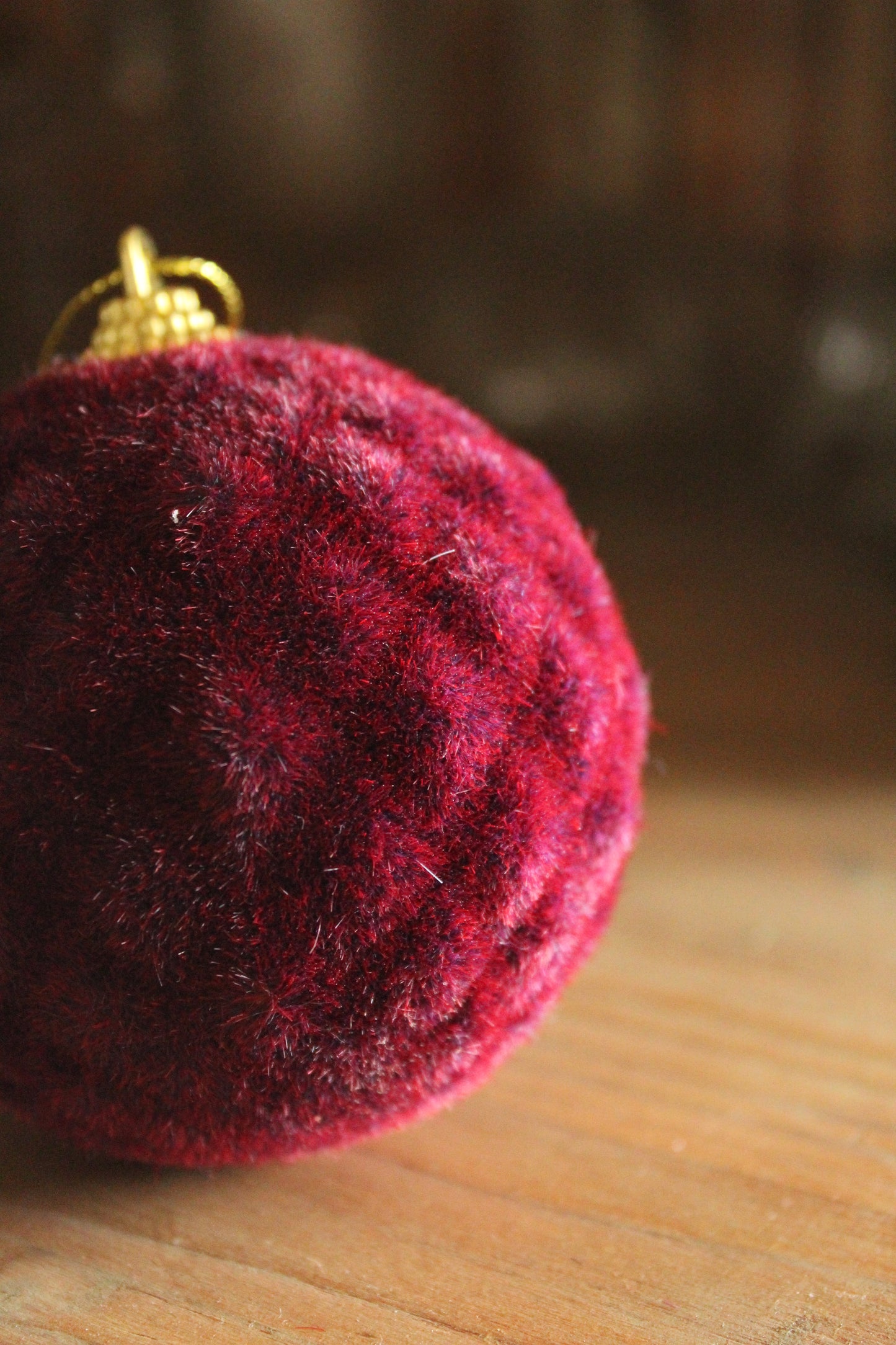 Ornament - Foam Maroon Baubles - Shatterproof