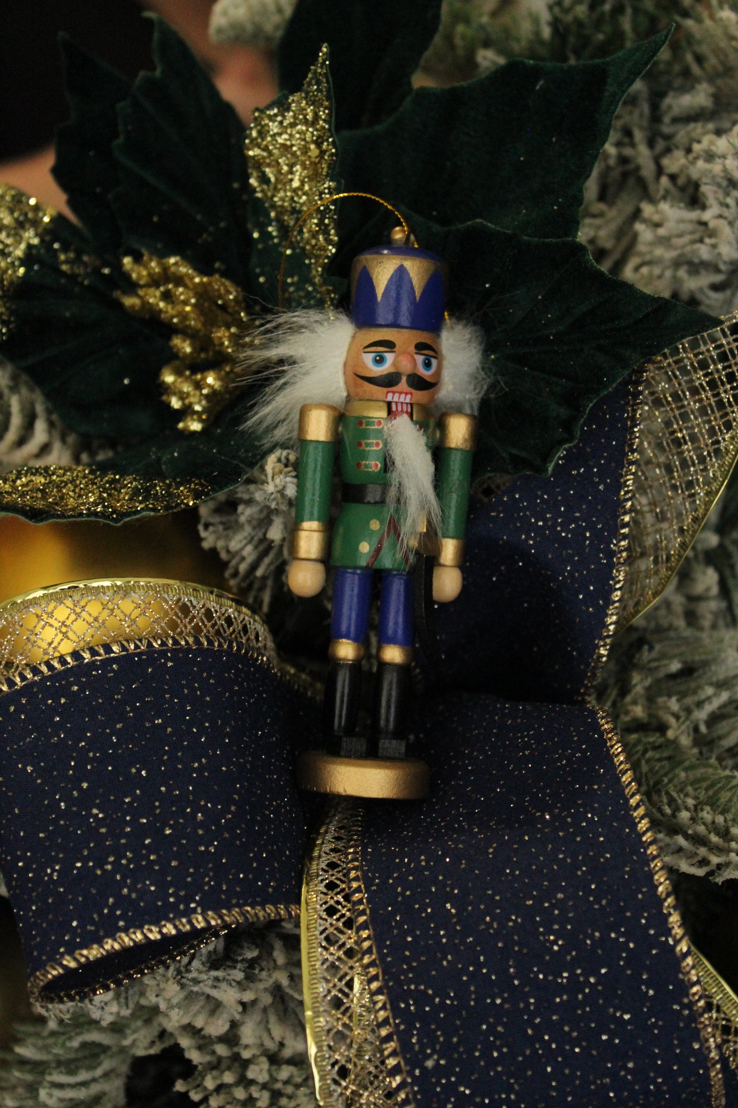 Christmas Nutcracker Ornament - Traditional Colors