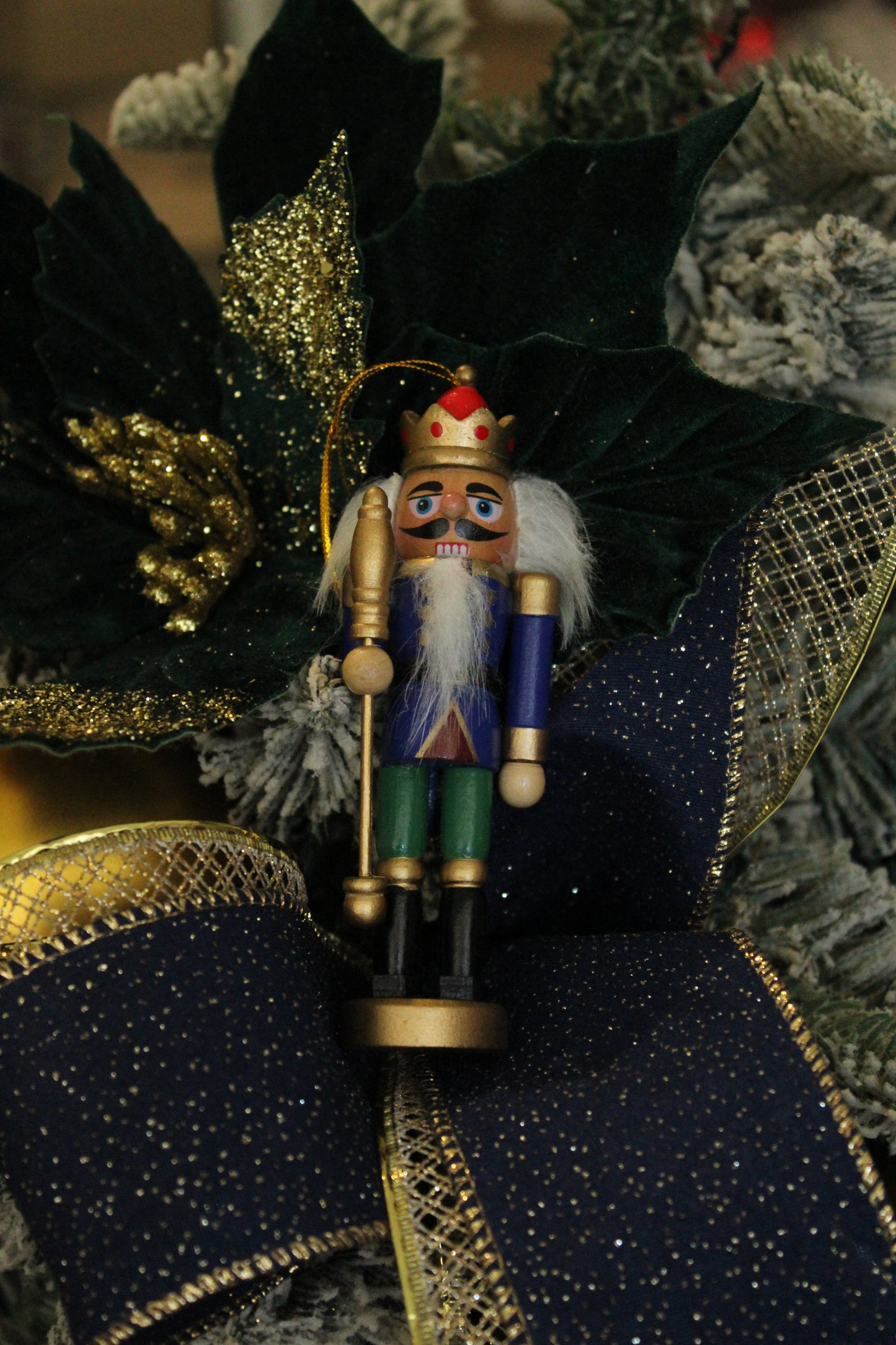 Christmas Nutcracker Ornament - Traditional Colors