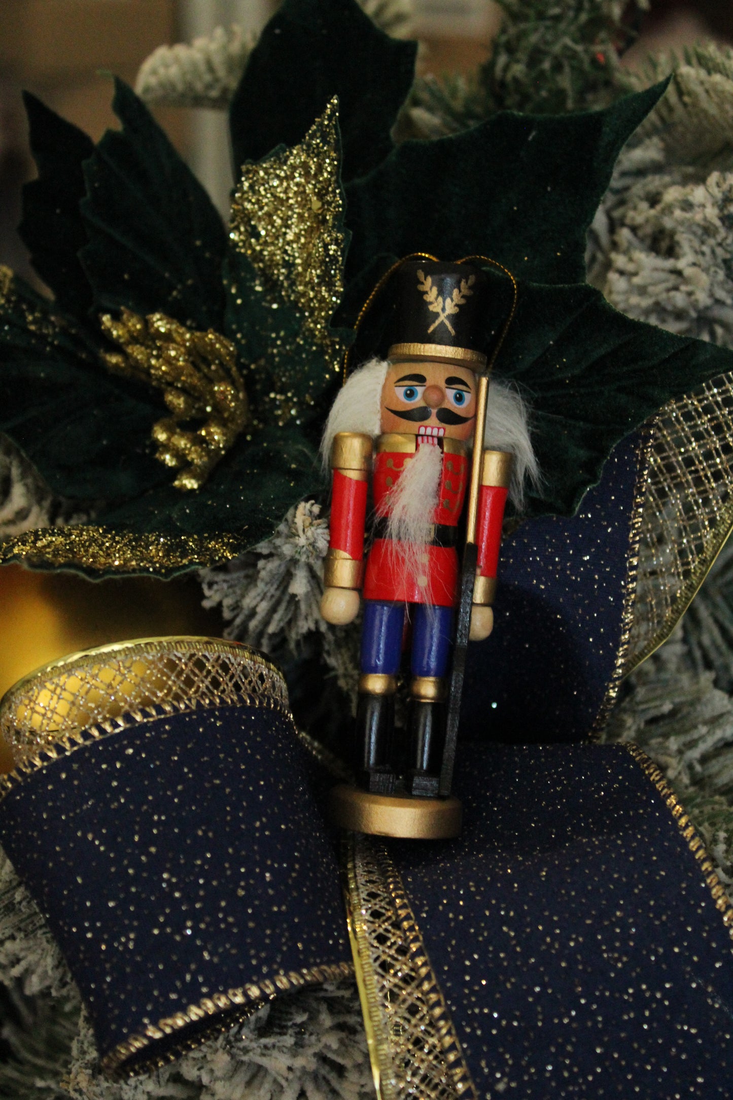 Christmas Nutcracker Ornament - Traditional Colors