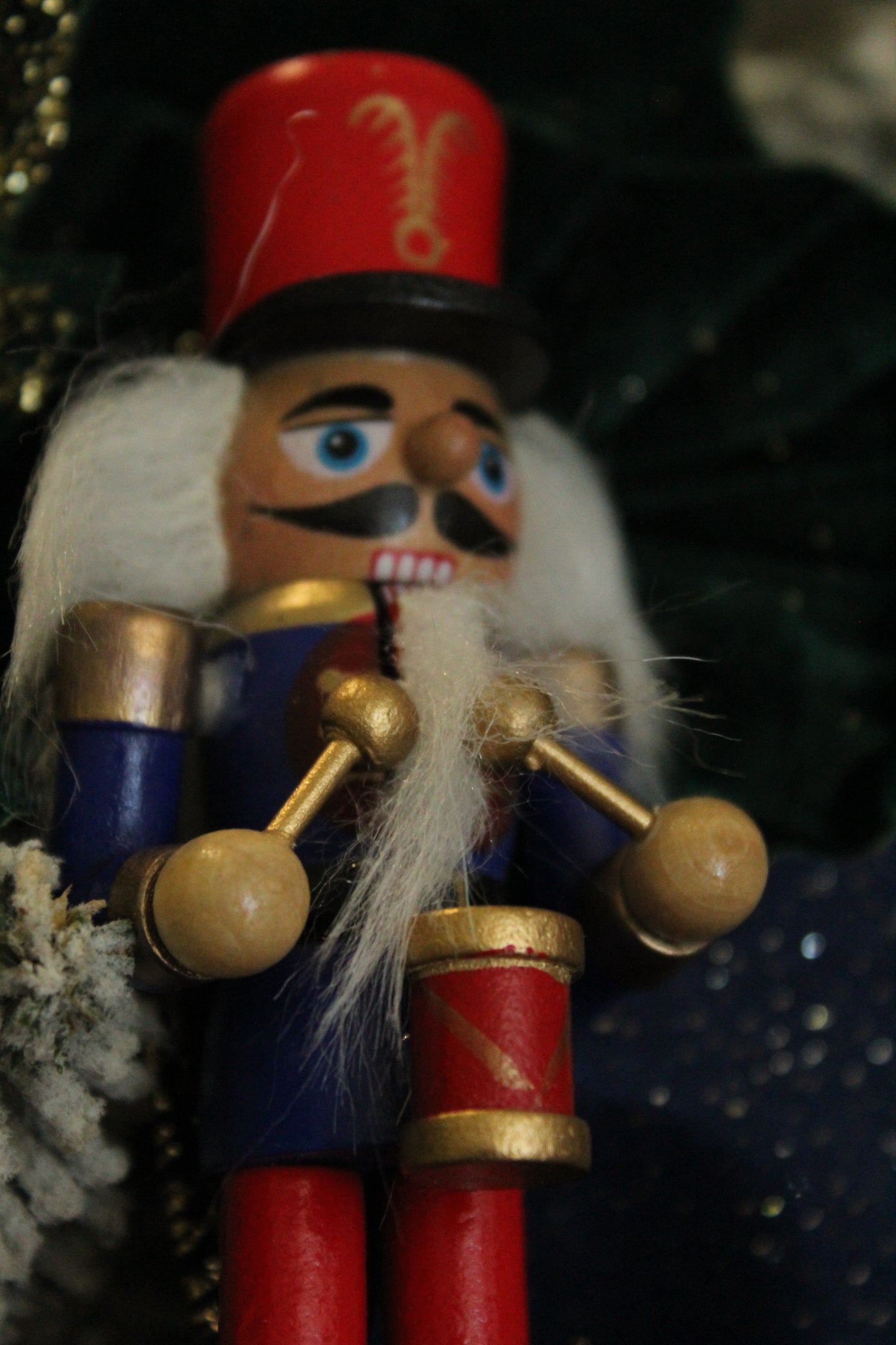 Christmas Nutcracker Ornament - Traditional Colors