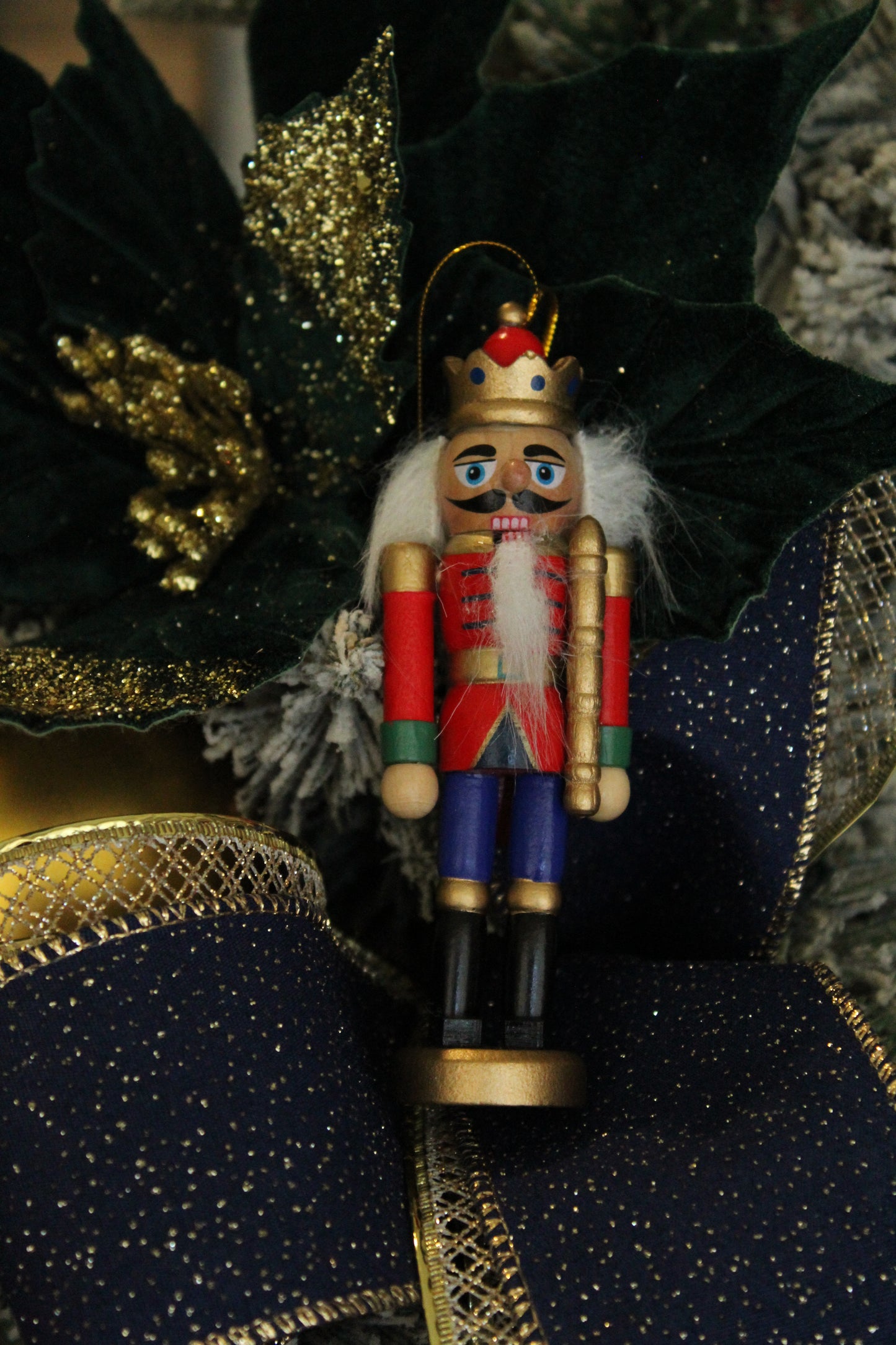 Christmas Nutcracker Ornament - Traditional Colors