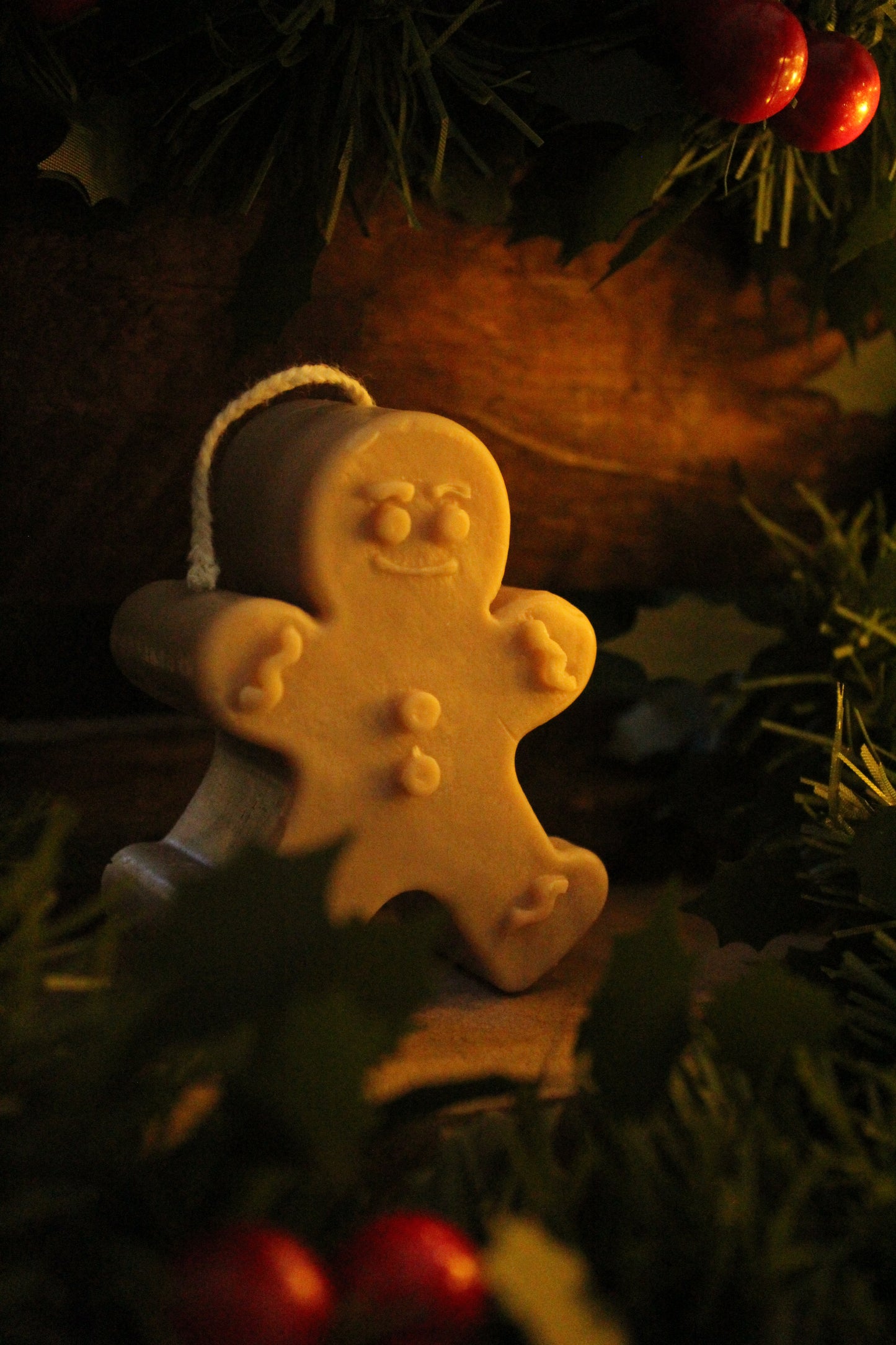 Christmas Candle - Gingerbread man