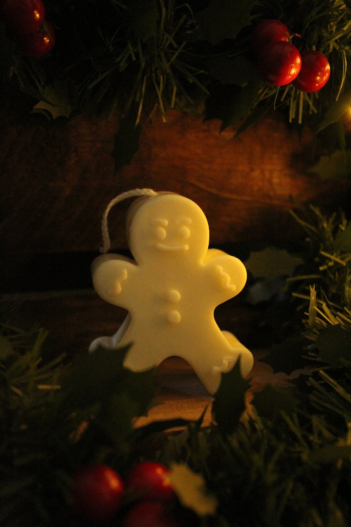 Christmas Candle - Gingerbread man