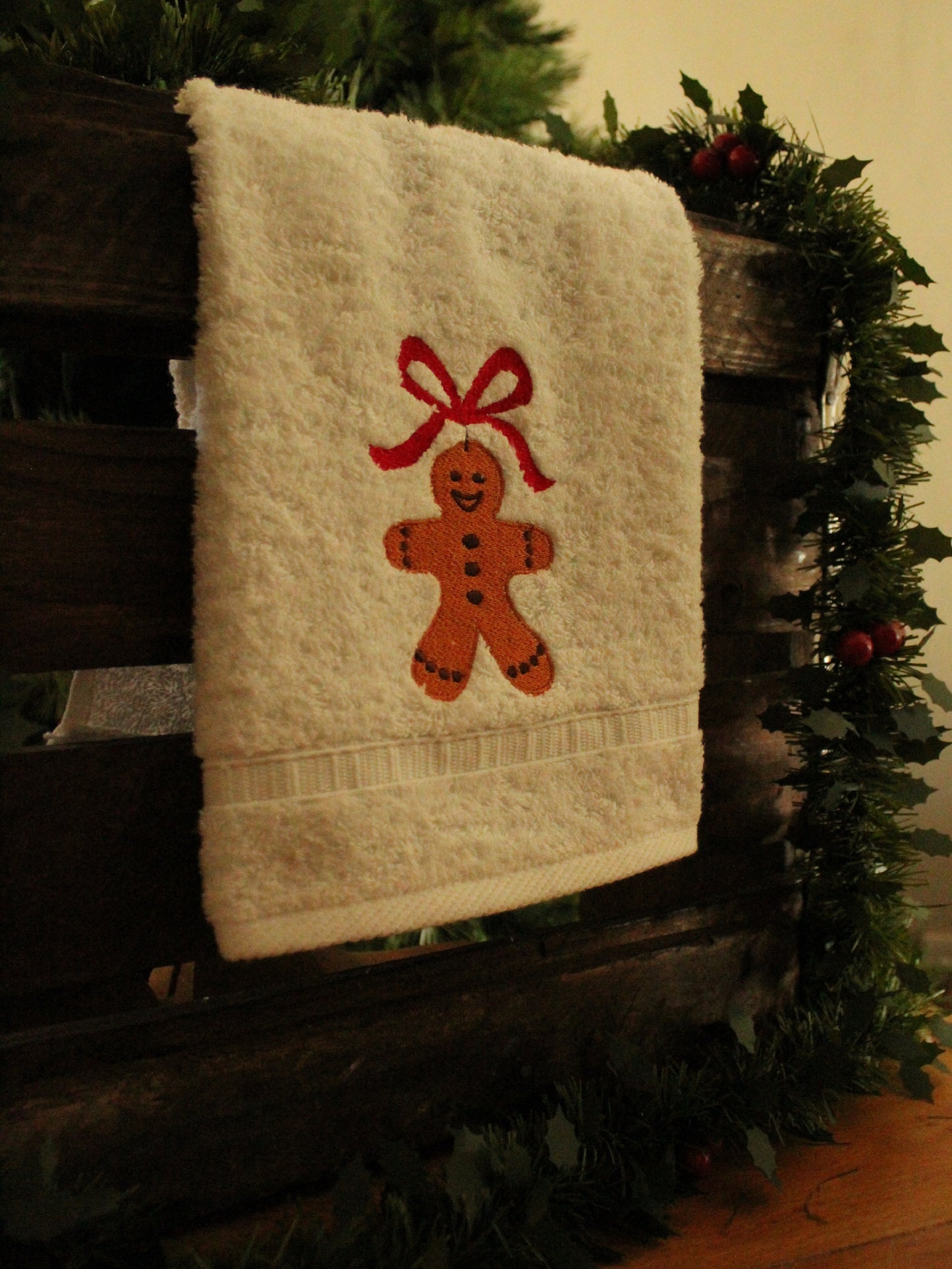 Christmas Towel - Gingerbread man