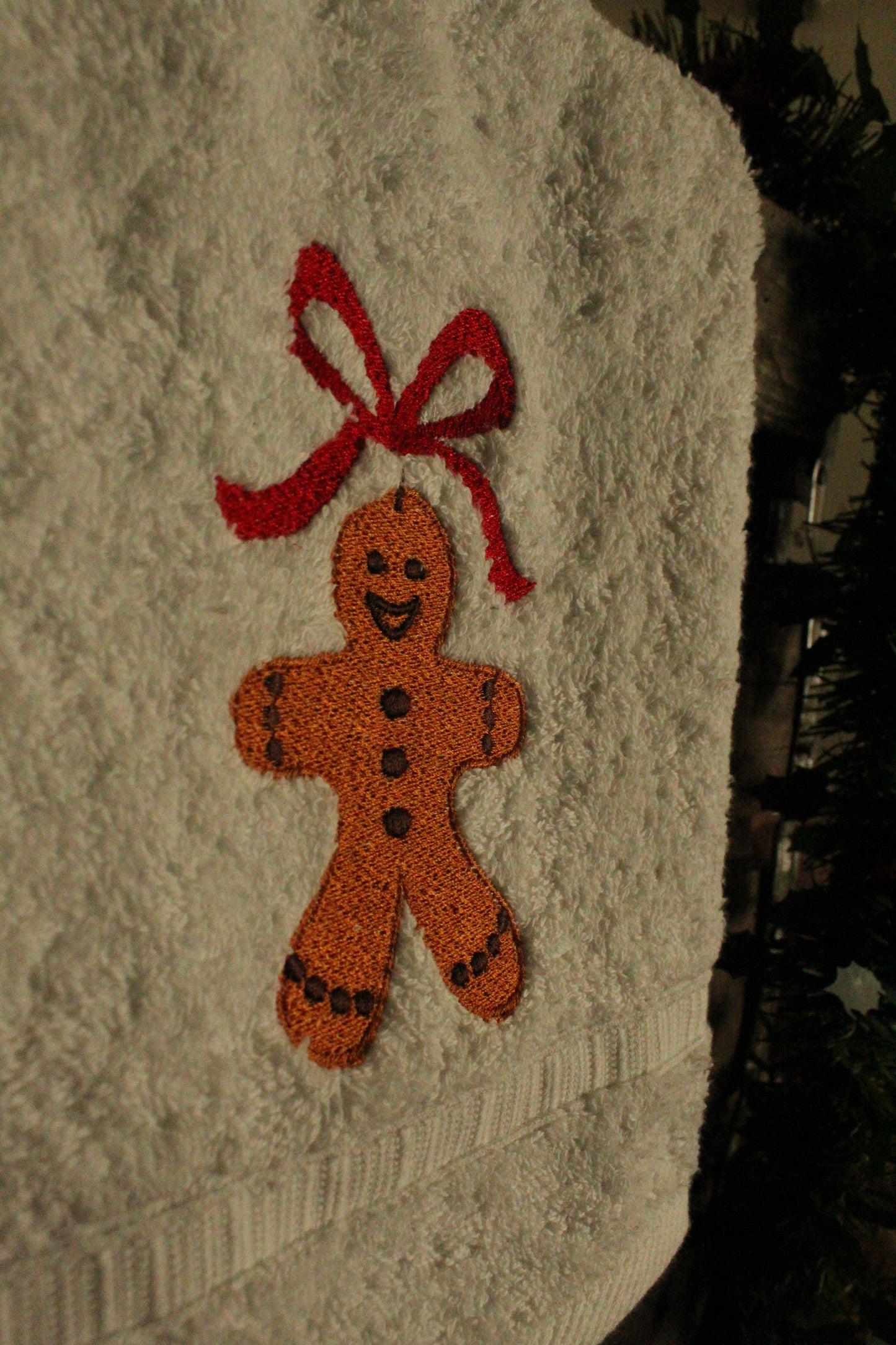 Christmas Towel - Gingerbread man