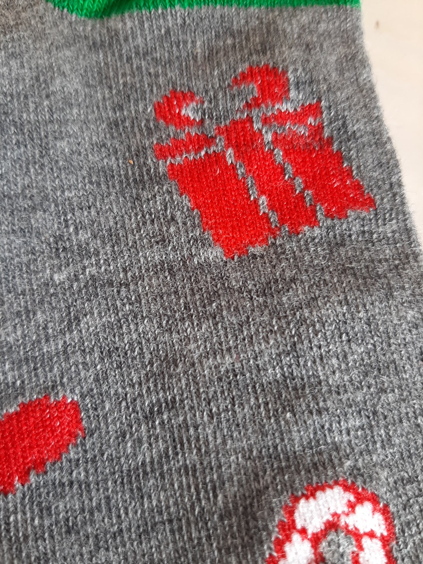 Christmas Socks - Merry Christmas Grey (39-42)