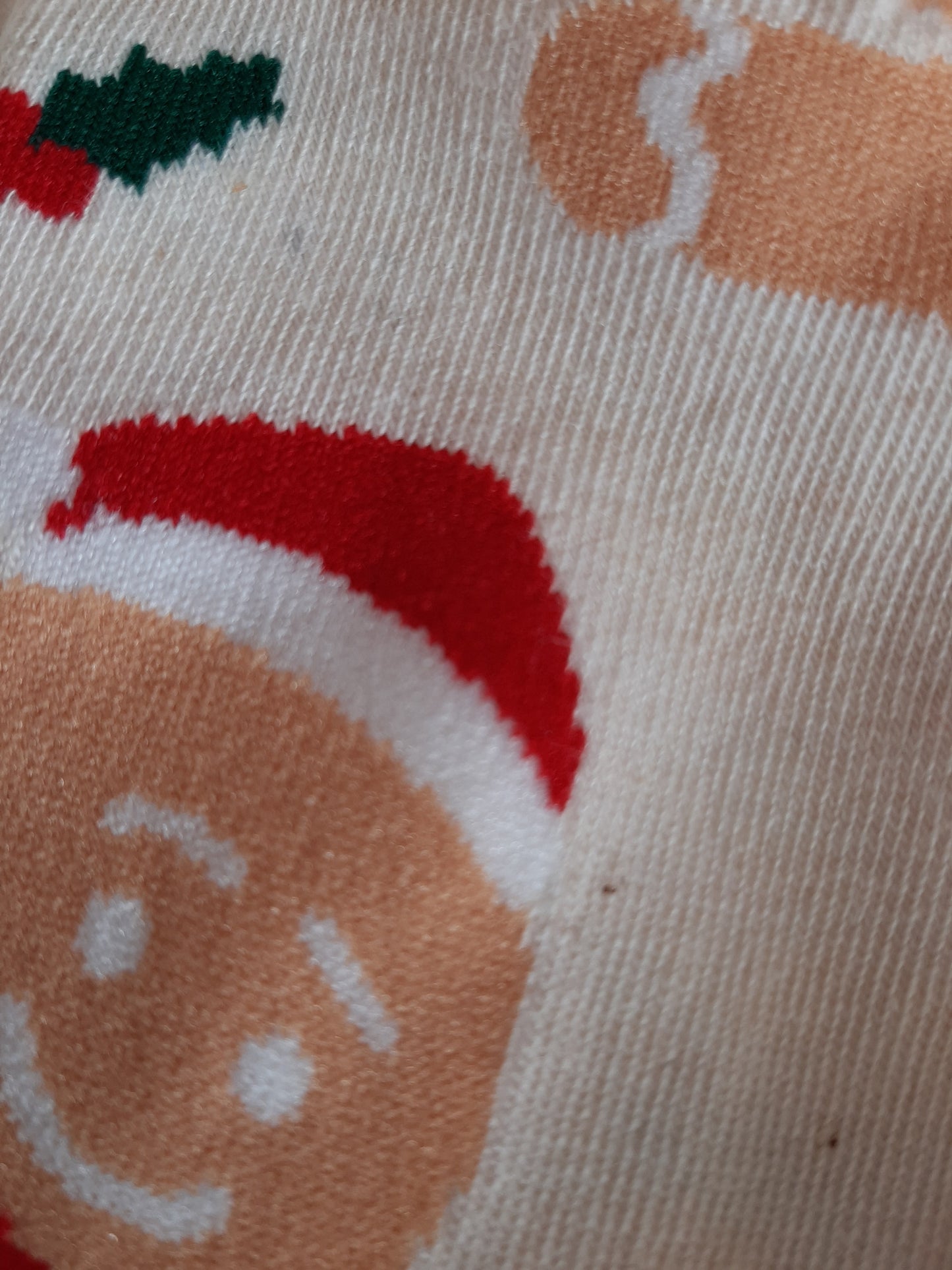 Christmas Socks - Gingerbread man Grey (35 - 39)