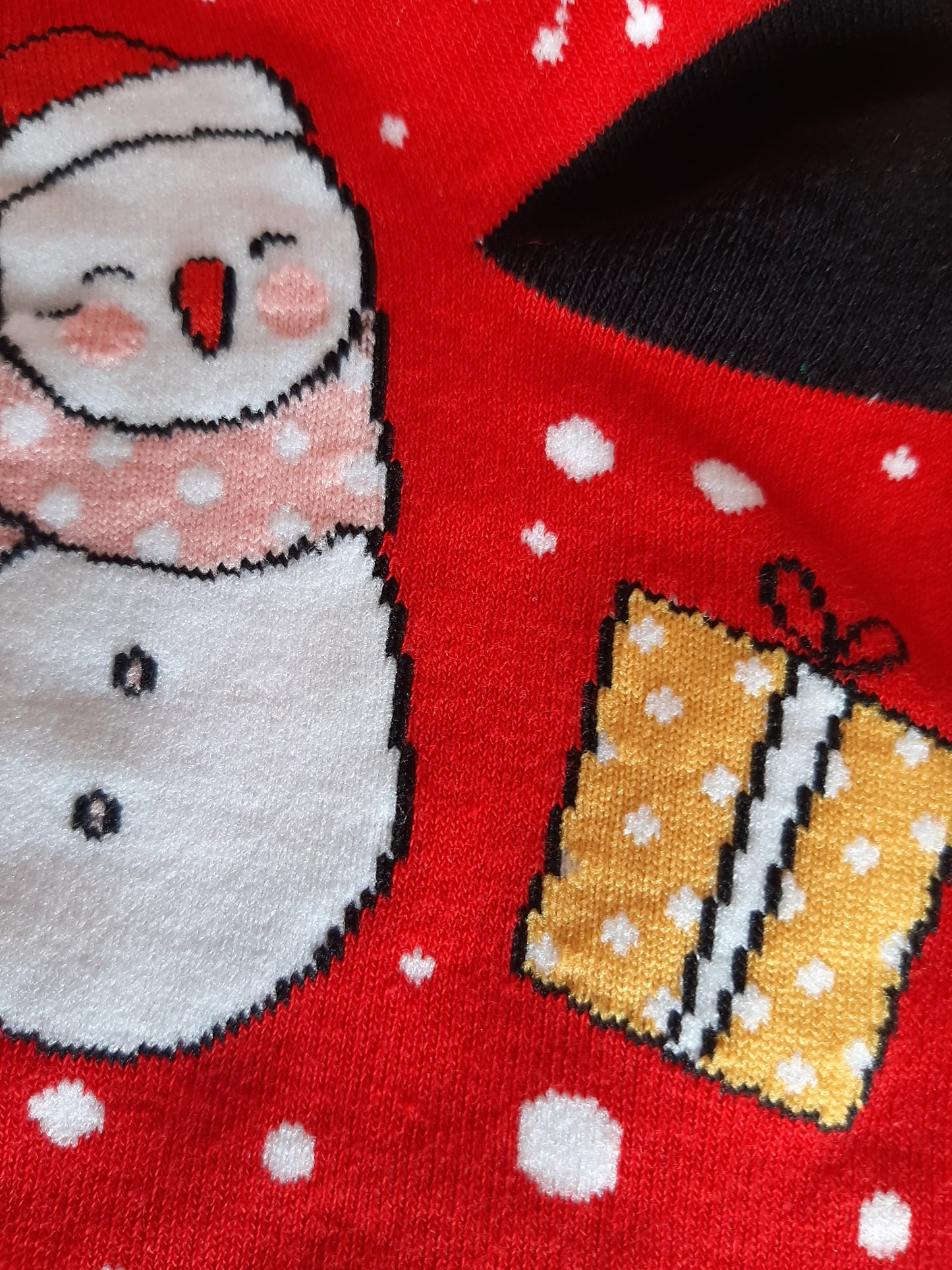Christmas Socks - Cats on red (42 - 45)