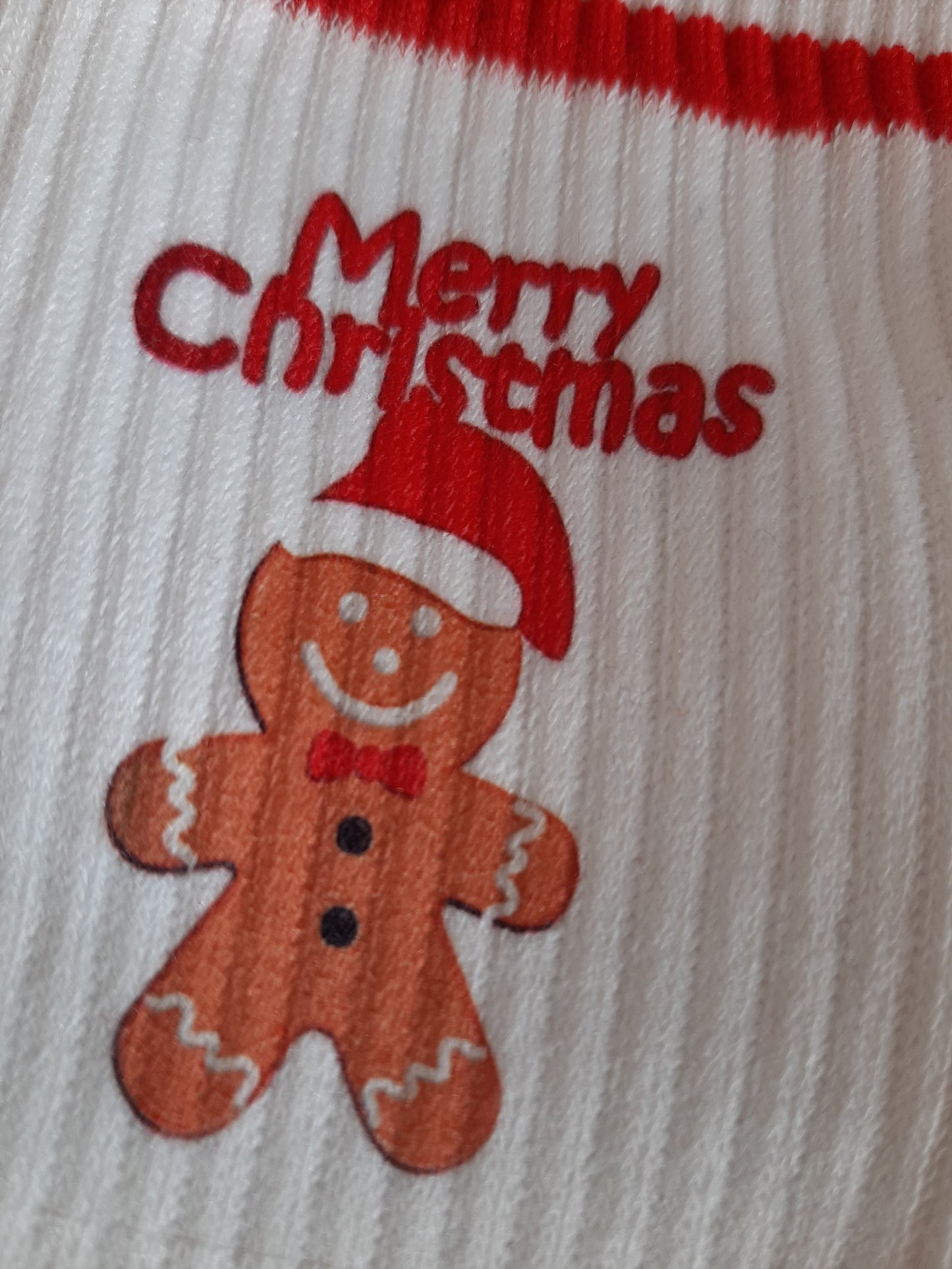 Christmas Socks - Sporty Gingerbread man