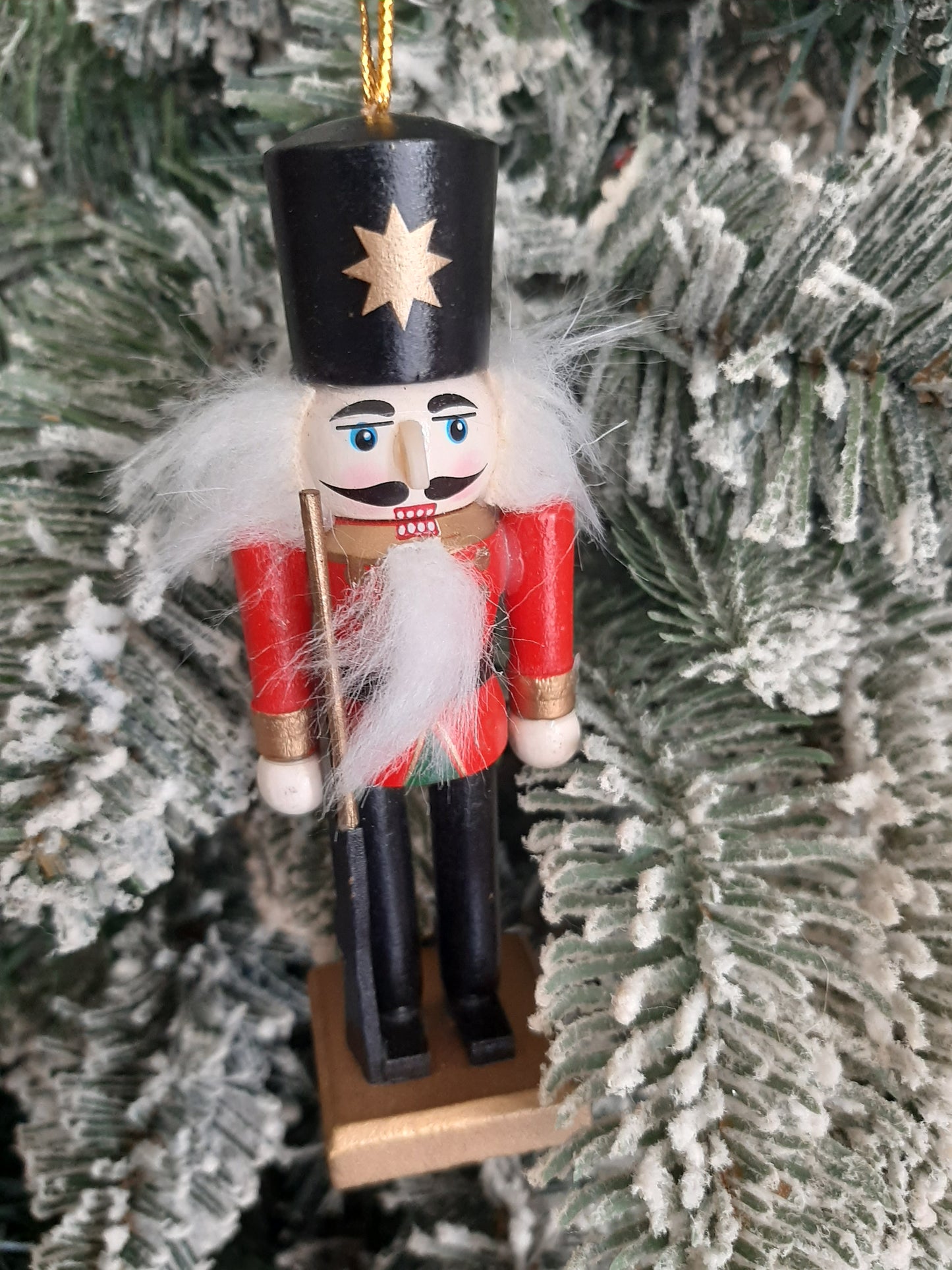 Christmas Nutcracker Ornament - Traditional Colors